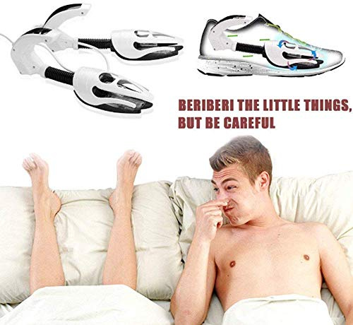 Shoe Dryer Sterilizzatore per Scarpe a Raggi ultravioletti Asciugatore per Scarpe Deodorante per Scarpe Sterilizzatore per deodoranti Uccidi l'essiccatore di Scarpe asciutte per Piedi e Unghie