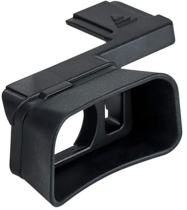 Extended Long Silicone Eyecup for Fuji X100VI X100V Secured via Hot Shoe | Extended eyepiece, Blocks stray light for clearer viewfinder image, Comfortable for long-time outdoor & studio shooting