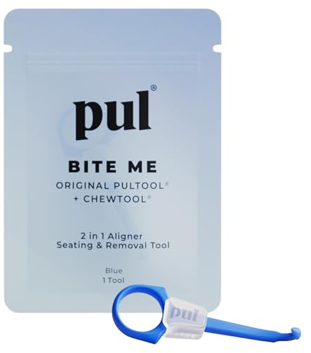 PUL System Aligner Chewies för invisalign av PULTOOL - Justeringsborttagare och tugga sittverktyg - Smile Direct Club Chewie - påskyndad tuggrör - Accelerator för stag