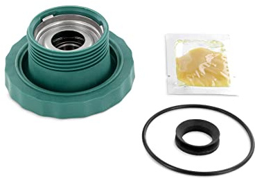DL-pro Lagerung für AEG Electrolux Zanker Zanussi 407143096/3 links für Antriebsgegenseite Toplader Waschmaschine ersetzt 405507075/1 407137409/6 Kugellager 6203 ZZ mit O-Ring Dichtung und Fett
