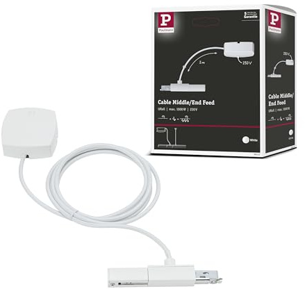Paulmann 95417 URail Einspeisung hängend Weiß max. W 230V