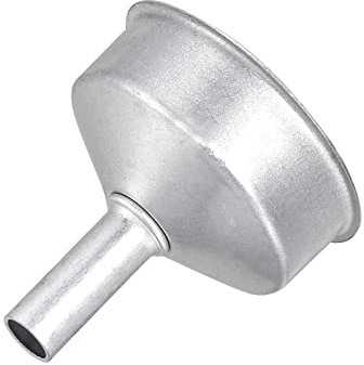 sourcing map Aluminium Funnel Filter Replacement 65x62x76mm Silver for 6-Cup Use Mocha Coffee Maker Pot