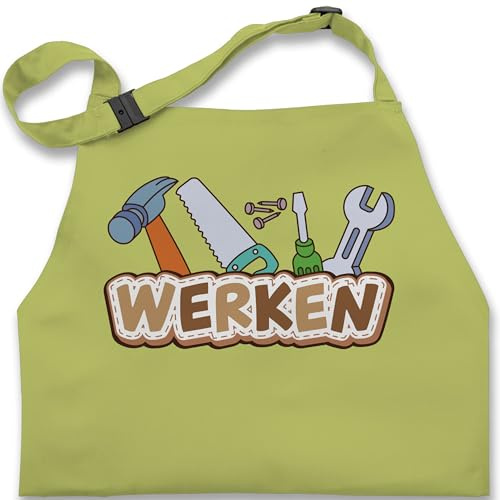 Shirtracer - Kinderschürze Schürze Kinder Jungen Mädchen - und Malschürze - Werken Werkunterricht Basteln