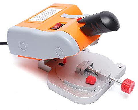 Mini Tisch Kappsäge Kapp und Gehrungssäge mit Präzisions-Tischsäge, Schnellarbeitsstahlklinge, 7800 U/min, 220V, leicht & tragbar