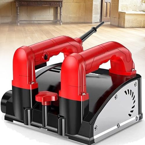 Cepillo de mano eléctrico con cable de profundidad ajustable Potente cepillo de mano eléctrico para trabajar la madera Cepillo de chaflán de madera DIY Acabado liso Herramienta de carpintería