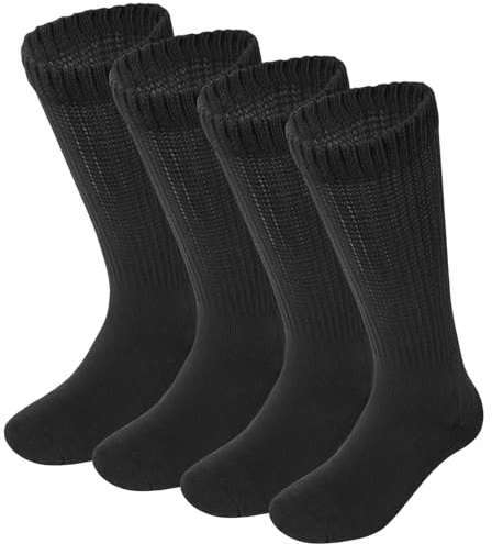 Cosopad Extra Wide Diabetic Socks for Men & Women, Non-Binding Loose Fit