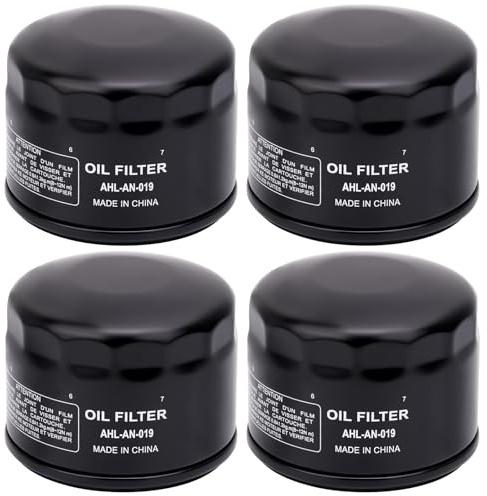AHL - Motorrad Ölfilter 4 pcs Kompatibel mit R1250GS R1250R R1250RS R1250RT S1000RR