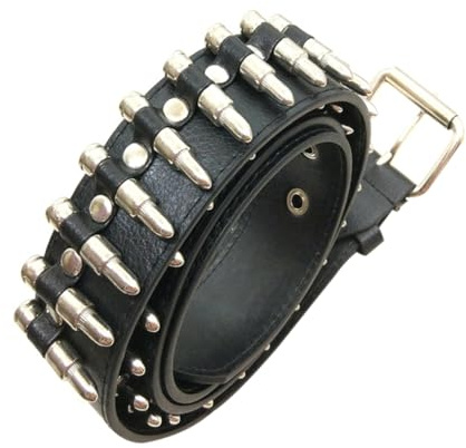 CLISPEED 1pezzi Punk Sintetica Con Fibbia Punta Versatile e Accessorio Per e Casual