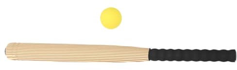Milisten Eva Baseballschläger Holzoptik Leichter Robuster Kindersport-schläger Für Indoor Und Outdoor Tragbares Verschleißarmes Interaktives Spielzeug Für Familienaktivitäten Und Baseballtr