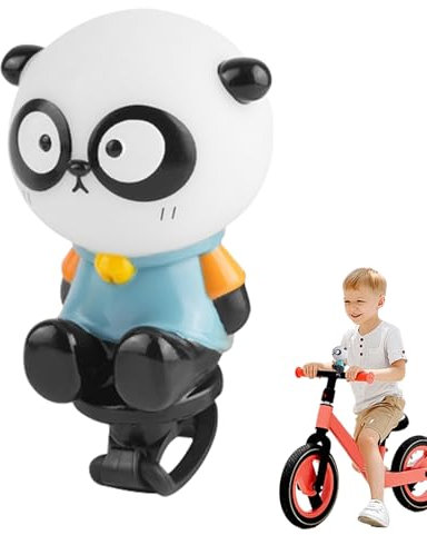 Bike Bell Kids – Tier Sound Bell, Ringer Bike Cartoon Fun | Panda-Lenker-Honk, Tiger-Gewächshausalarm für für Mädchen, Sicherheit, niedliches Fahrradspielzeug für Roller oder AV