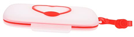 BESTYASH 1pezzi Custodia Per Salviette Umidificate in Pp Per Ragazzo Ragazza Ragazza Scatola Porta Salviette Pressione e Cinturino Per Trasporto e Conservazione