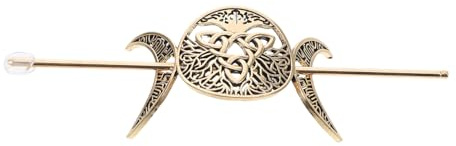 Healvian Mond-haarnadel Aus Metall Dekorativer Haarstab Haarschmuck Für Frauen Chinesischer Haarstab Für Brötchen Haarnadel-ornament