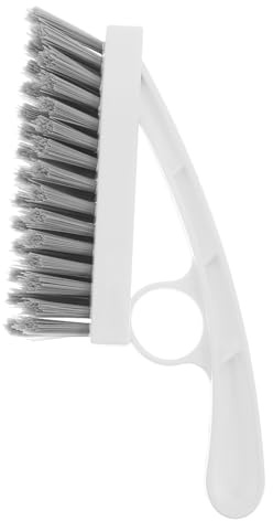 PLAFOPE Grout Floor Scrubber Brush with Stiff Bristles for Deep Cleaning Bathroom Corners and Crevices Multipurpose Tile and Bathtub Scrubbing Tool for Shower Door Tracks Kitchen Floors