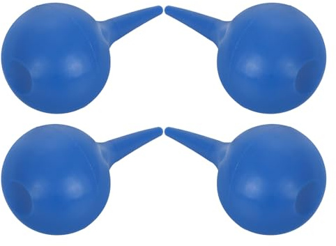 WEKADRIN Lot De 4 Poires Auriculaires À Eau Pour Retirer Le Cérumen Outil De Massage Et De Nettoyage Des Oreilles Poire Portable Bleue Pour Le Lavage Des Oreilles