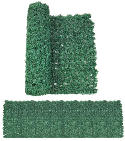 Schermature per recinzioni da giardino, Schermo for recinzione privacy edera artificiale 0,5 x 2 m for balcone, patio esterno, giardino