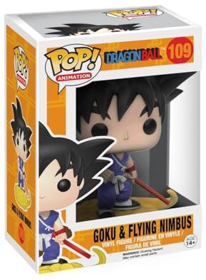 Funko POP! Anime - Dragonball Z - Goku & Nimbus - Dragon Ball Z - Vinylfigur för samlare - Presentidé - Officiell Merchandise - Leksaker för barn och vuxna - Anime Fans - Modellfigur för samlare