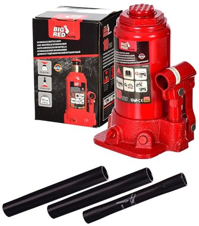 10 TON TONNELLATE CRIC AUTO CARRELLO SOLLEVATORE CRICK IDRAULICO DE AUTO