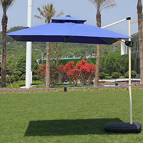 0℃ Outdoor Garden Parasol Excéntrico Banana, Parasol Colgante con Manivela Ø250cm para Jardín Terraza Piscina, Sombrilla de Jardín con Manivela, Solar Sombrilla, Parasol Excentrico, Protección UV,#3