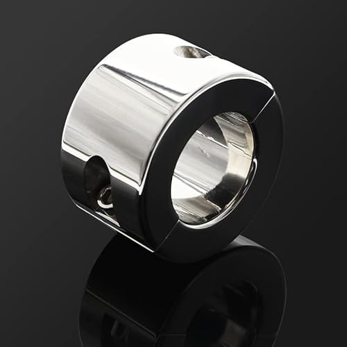 590 g Stahlstahlstahlkugelstrecke Metall Penis Schloss Hahn Ring -Dienstgewicht Männlicher Hodensackverzögerung Ejakulation for Männer, Penisringe