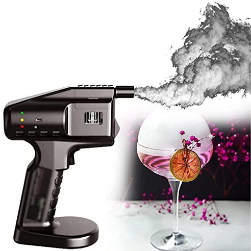 ANUU Outil générateur de fumée, kit de Bulles fumées portatif, Aucune Flamme Nue requise, infuseur à Fumer alimenté par USB, fumoir de Nourriture de Cuisine