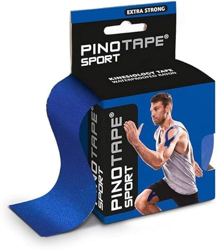PINOTAPE Sport Kinesiologisches Tape 5 cm x 5 m Dunkelblau
