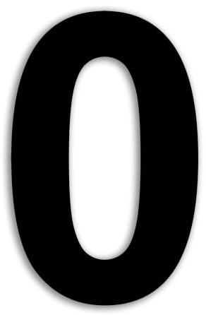 nanlyiau muméro de maison numéro maison noir matt inoxydable adhésif 4in0 | Haute 10,2cm pour porte boîte aux lettres extérieur acier résistant à la corrosion inoxydable