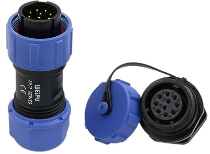 HangTon SP17 10 Pin Connettore Aviazione Circolare Disconnessione Rapida Alimentazione 5A Cavo Maschio Spina Femminile Presa Pannello