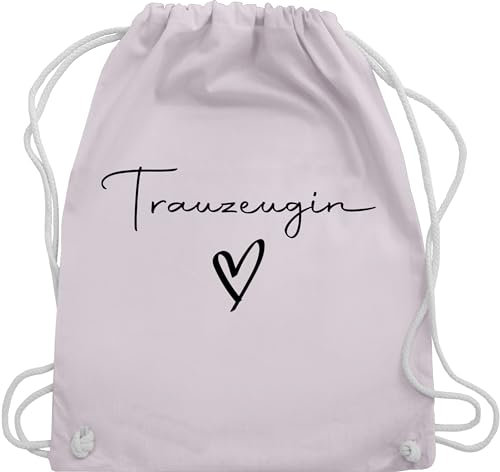 Shirtracer Turnbeutel Rucksack - JGA Junggesellenabschied Frauen - Trauzeugin Maid of Honor - Unisize - Pastell Rosa - brauttaschen bachelorette party stoffrucksack junggesellinnenabschied outfit
