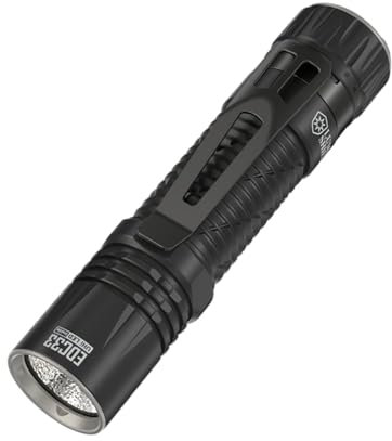 Nitecore Taschenlampe EDC33, extrem hell, 4000 Lumen, leistungsstarke EDC-Taschenlampe, 18650 Li-Ion Akku, USB-C, schwarz