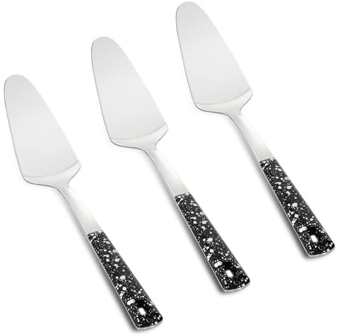 Pie Cake Server, Stainless Steel Pizza Pastry Server Set of 3, Dishwasher Safe