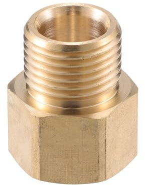 VekAuto Hochdruckreiniger-Anschluss Universal 1X Für Hochdruckreiniger | Farbe: Kupferton, Größe: 32x27.7mm (L*B), Innendurchmesser: 14mm, Außengewinde: 21mm, Drehbar, Dichtungsfrei