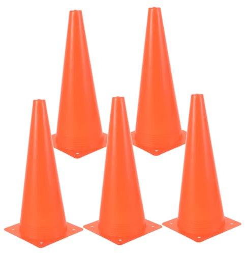 Milisten 5stücke Fußball Trainingskegel Leuchtende Pylonen Aus Ldpe Für Agility-Training Basketball Und Fußballmarkierungen Wetterfest Und Langlebig Für Indoor Und Outdoor-Sportarten