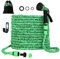 Manguera Jardin,Mangeras Jardineria Flexible,Manguera Jardin 30 Metros con aspersor de 8 funciones,Pistola Manguera Jardin,Manguera Extensible ideal para regar flores, lavar coches y mascotas (verde)