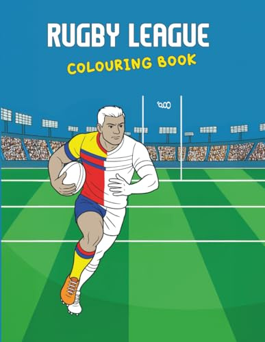Rugby League Colouring Book 1 (David Ditchfield Books)