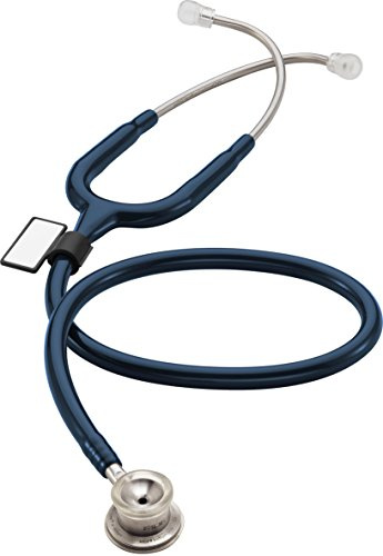 MDF Instruments MD One - Premium Zweikopf-Stethoskop aus rostfreiem Stahl für Säuglinge und Neugeborene - Marineblau (MDF777I-04)
