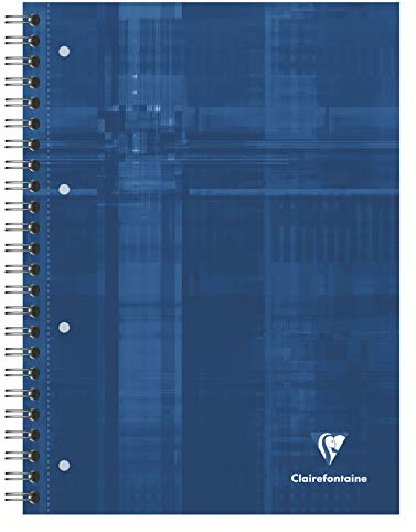 Clairefontaine 82123C Bind´o Block A4+ 80 Blatt kariert mit Rahmen Blau