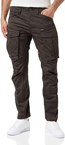 G-STAR RAW Rovic Zip 3d Straight Tapered D02190 Byxor För Män, Grey (Raven 5126-976), 31W / 34L