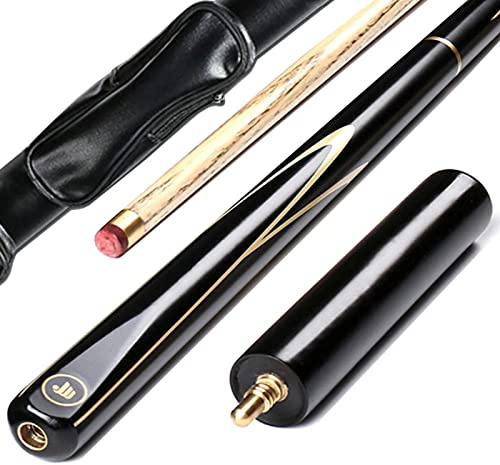AONETIGER Stecca da biliardo e biliardo articolata con frassino fatto a mano per punte in 3 pezzi con prolunghe 9,7 millimetri Opzione 2 (Cue + Mini Butt + Bag)