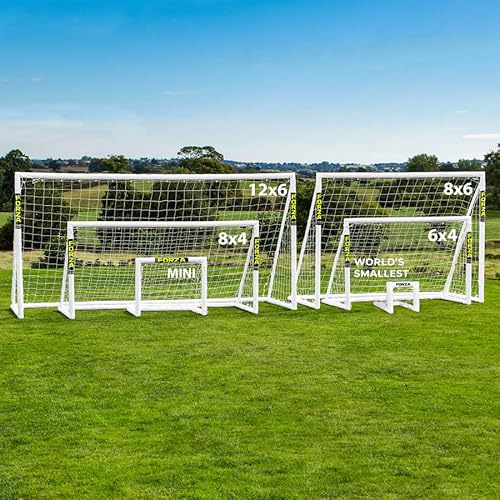 FORZA Replacement Football Goal Parts | Weatherproof PVC Spare Pieces | Corners, Connectors & Back Stanchions