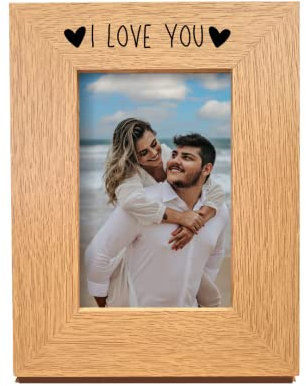 Second Ave Oak 6x4 Portrait Picture Photo Frame I Love You Gift