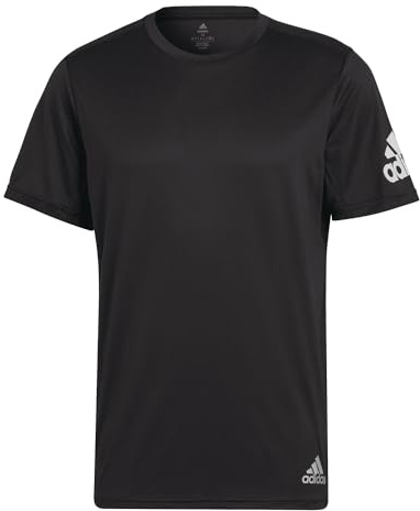 adidas Herren Run IT Tee, Black, S