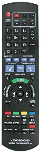 N2QAYB000985 VINABTY Replace Remote Control Fit for Panasonic HDD DVD DMR-BWT740EBK BLU RAY Disc Recorder DMR-BWT740 Dmr-bwt840 DMR-BCT740EG