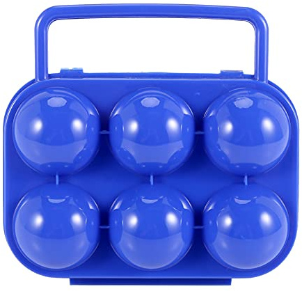 Amiuhoun Portátil Portahuevos Huevera de Plástico, Porta Huevos para Camping y Picnic (Color Aleatorio)