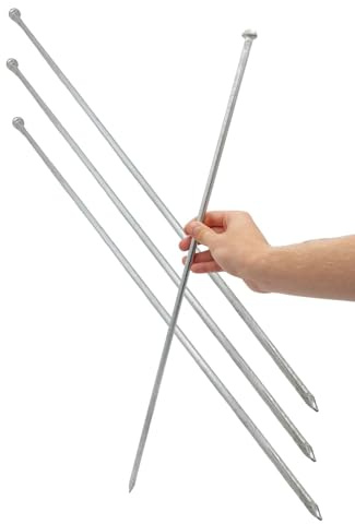 Erdanker 70 cm 4er Set Heringe Bodenanker Feuerverzinkt Sturmanker Stabil