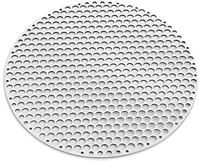 WEITINGKKK Kühlgestell, Grillrost, Rundes Grillnetz ohne Fuß, rundes Grillnetz aus Edelstahl, Grillmatte, Kohlenstoffofen-Dampfnetze, Grillrost for Rippchen, Kekse und Kuchen(28cm)