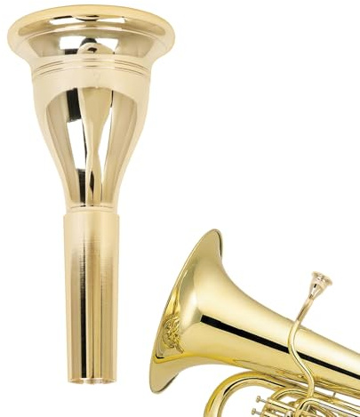 Genérico Boquilla de vástago 7C - Boquilla De Bombardino De Latón, Reemplazo De Reproductor De Tuba De 13,3 Mm Para Interpretación Musical