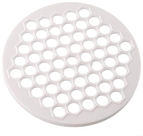 Yhenlovtt Pelmeni Form-Werkzeug, Teigtaschenformer, Pasta Maker, Weiß, Kunststoff, Manuell, Ravioli-Herstellung, Küchenzubehör für Hobbyköche