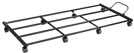 YWJLQH Portaoggetti sotto Il Letto con Maniglia, Cassetto Portaoggetti Piatto per Scarpe per La Casa