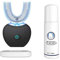 Brosse à Dents Électrique à Ultrasons, Brosse à Dents Ultrasonique, Brosse à Dents Automatique 360° pour Adulte, Brosse à Dents Électrique Automatique avec Minuterie et Chargement Sans Fil (Black)