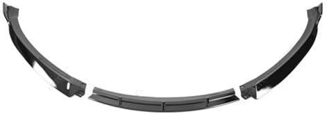 Spoiler Avant de Voiture Pour Tesla Pour Model Pour S 60 85 P85D 90 P90D P100D 2012-2020 Lame Pare-choc Avant Noir Brillant Becquet Diffuseur Kits Carrosserie Réglage Déflecteur Lèvre Avant(16-20 Glos